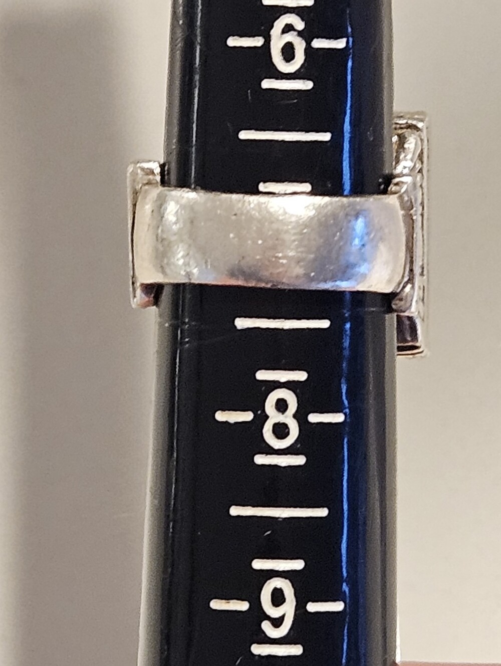 Massive Chunky Solid 14k Yellow Gold & Sterling Silver Pyramid Ring Artisan - Picture 9 of 10